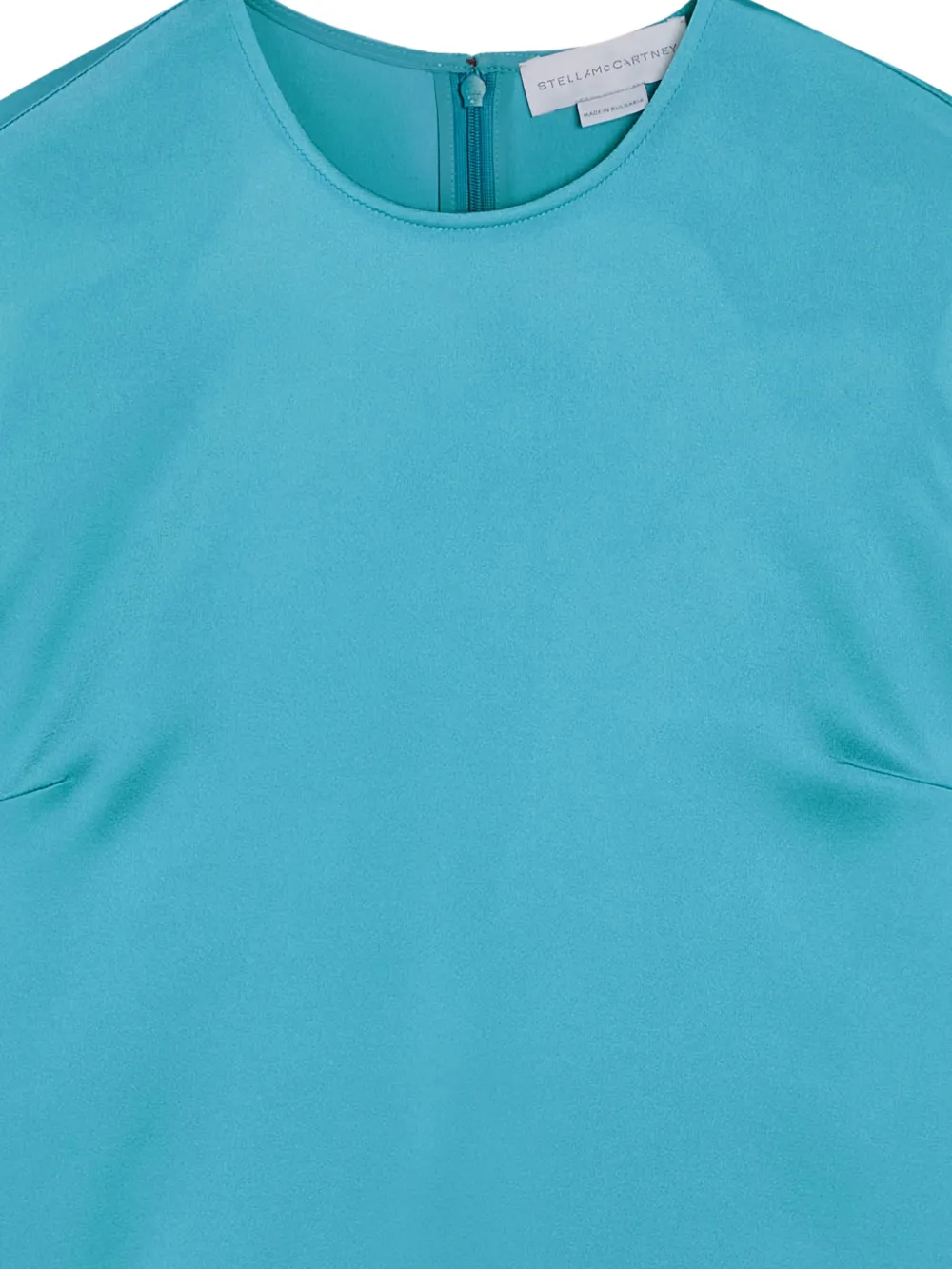 Stella McCartney ジップアップ サテントップ | ブルー | FARFETCH JP