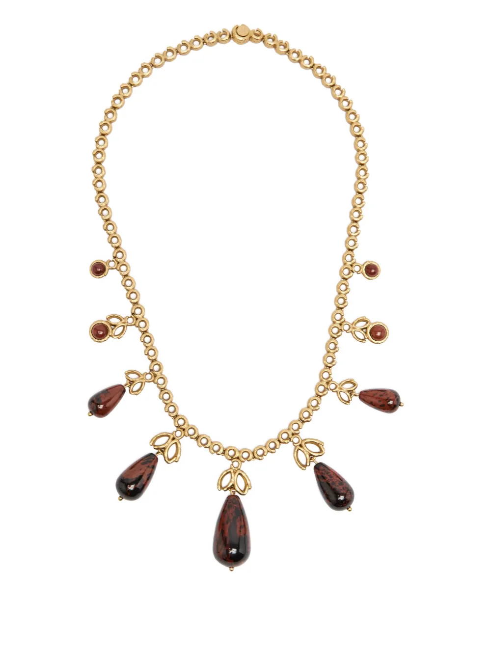 ZIMMERMANN teardrop-pendants necklace - Gold