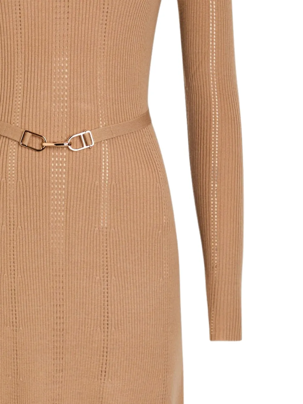 Gabriela Hearst Midi-jurk met lange mouwen - Beige