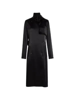 Rick Owens Maria トレンチコート | ブラック | FARFETCH JP