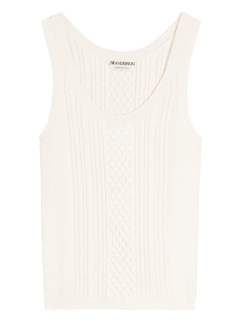 JW Anderson Top in maglia a trecce - Toni neutri