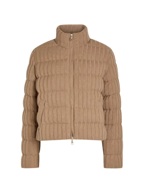Moncler padded ribbed knit cardigan