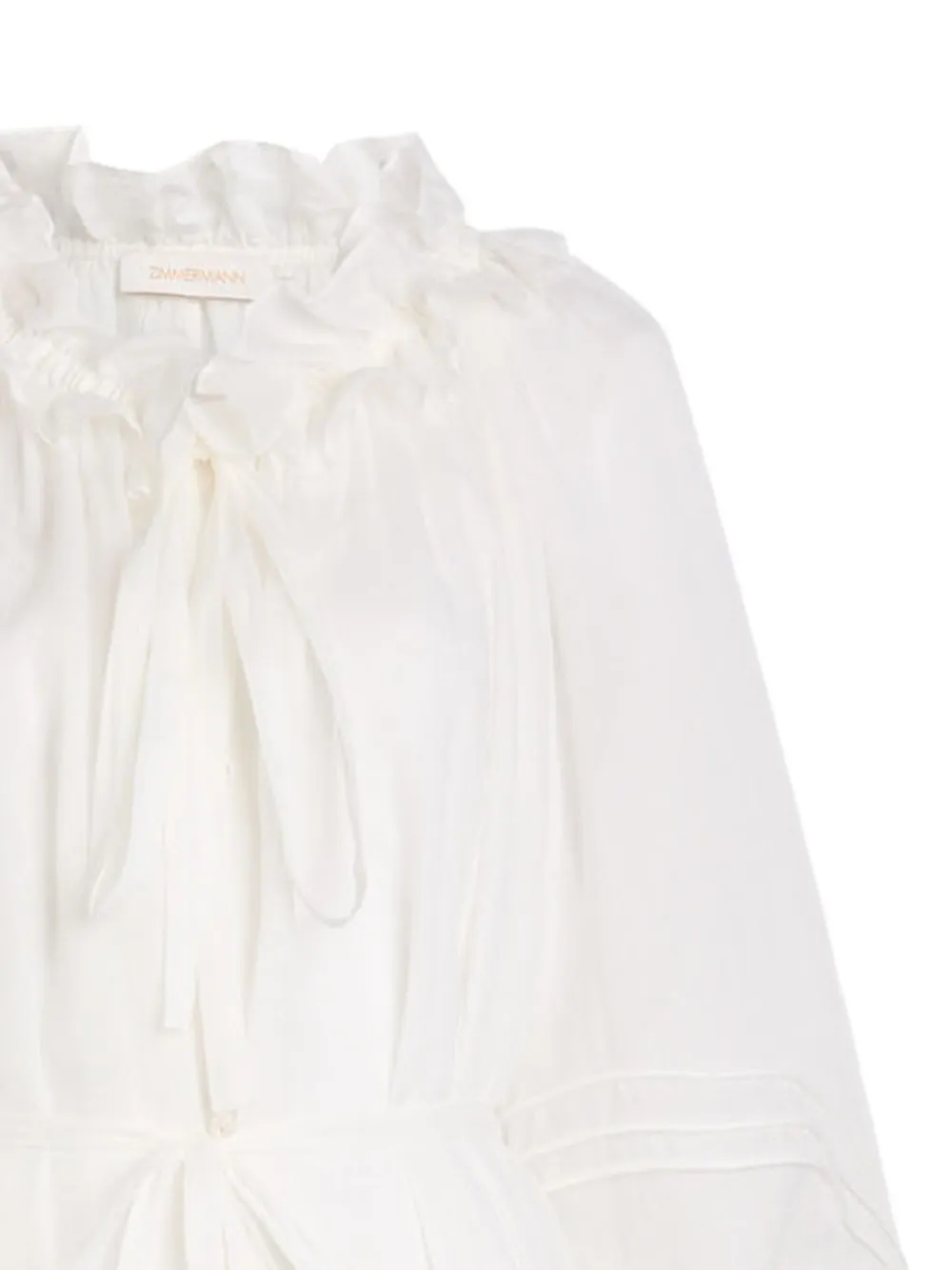 Ruffled Tie Midi Dress