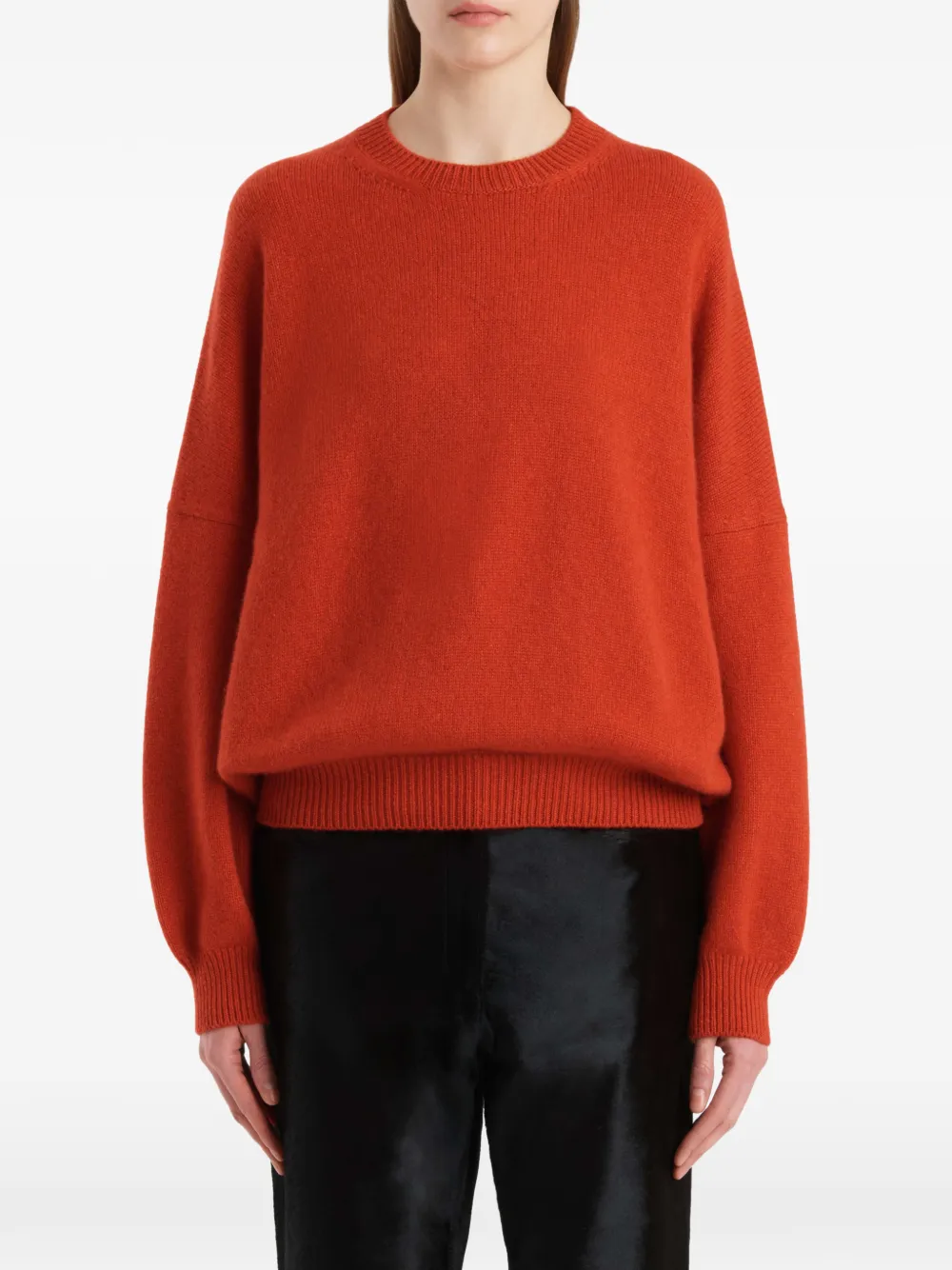 KHAITE Trui met ronde hals Rood