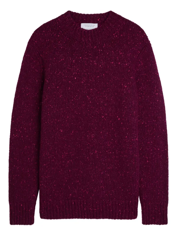 Gabriela Hearst Crew-neck Sweater in Red
