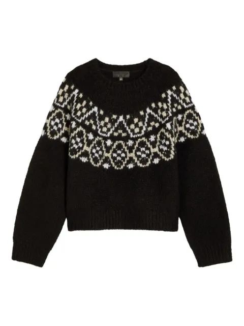Nili Lotan — fairisle-pattern sweater