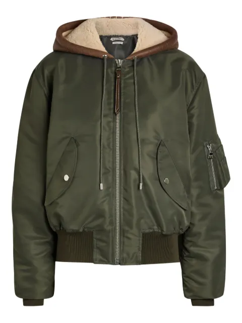 JW Anderson long-sleeve hooded bomber jacket