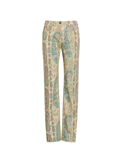 ETRO paisley-pattern straight-leg jeans