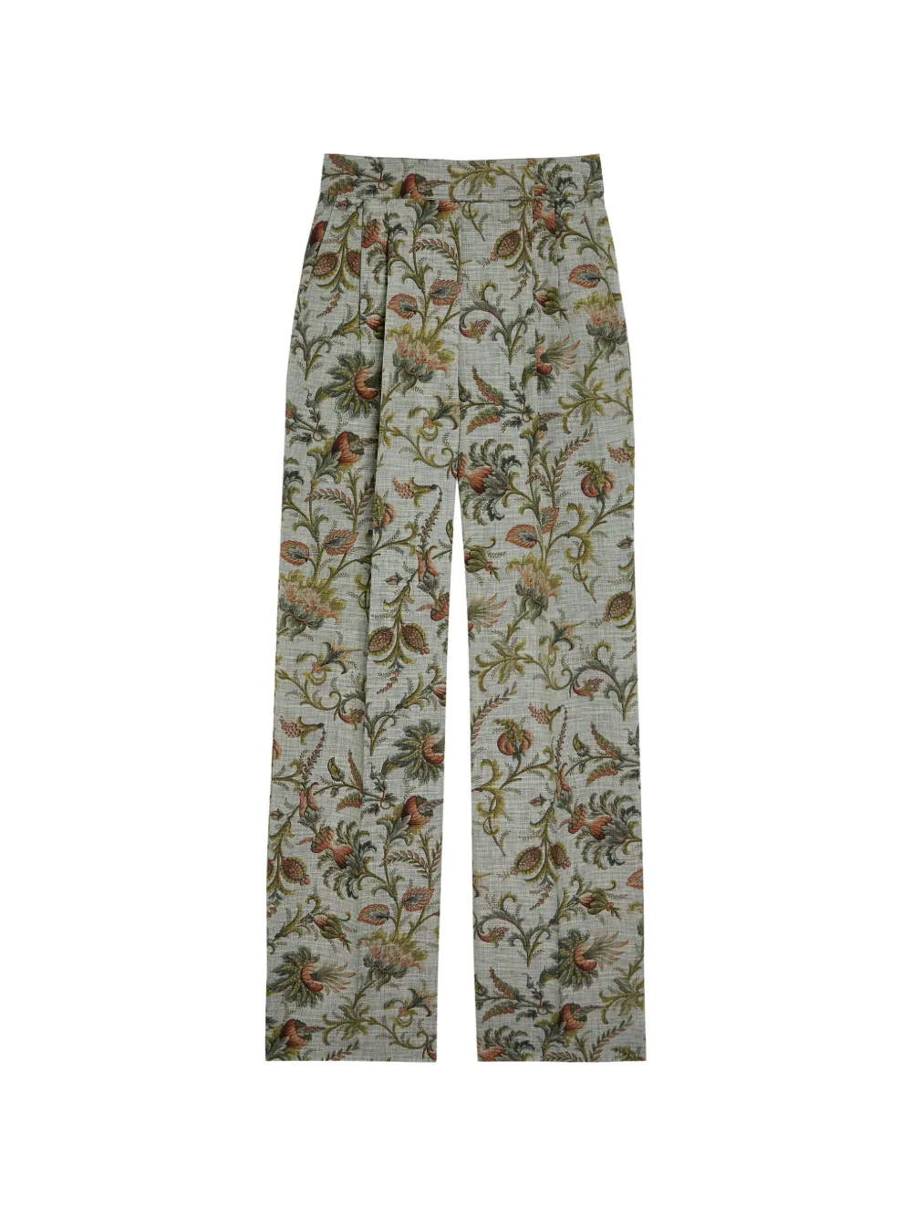ETRO floral-print trousers - Grigio