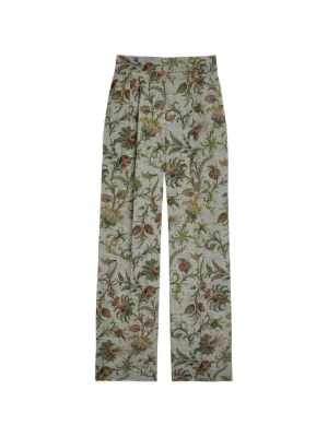 DRIES VAN NOTEN フローラル パンツ | ホワイト | FARFETCH JP