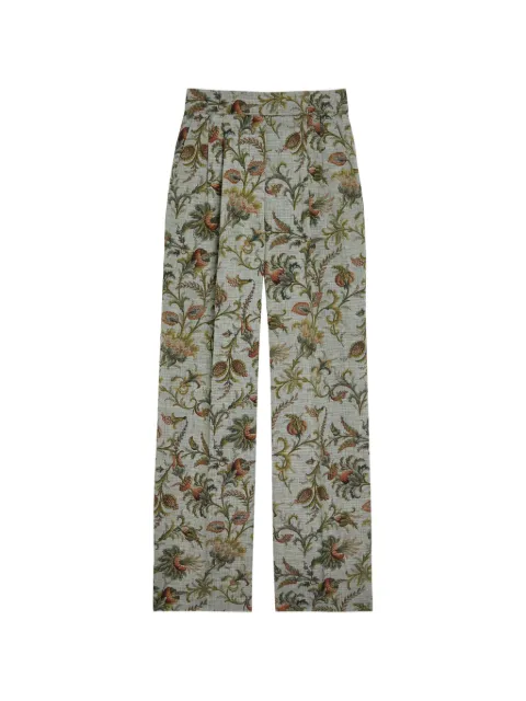 ETRO pantalones con estampado floral