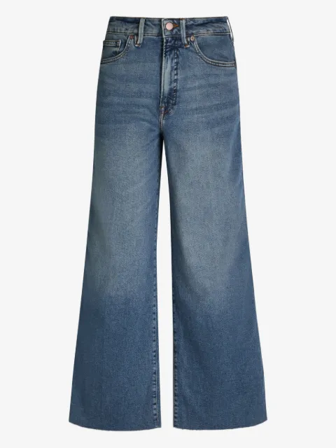 Good American jeans anchos con botones