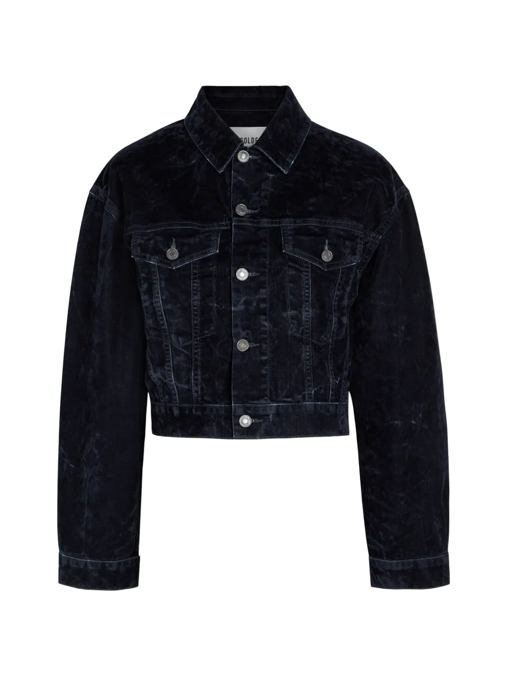 AGOLDE buttoned flap-pocket jacket - Blu