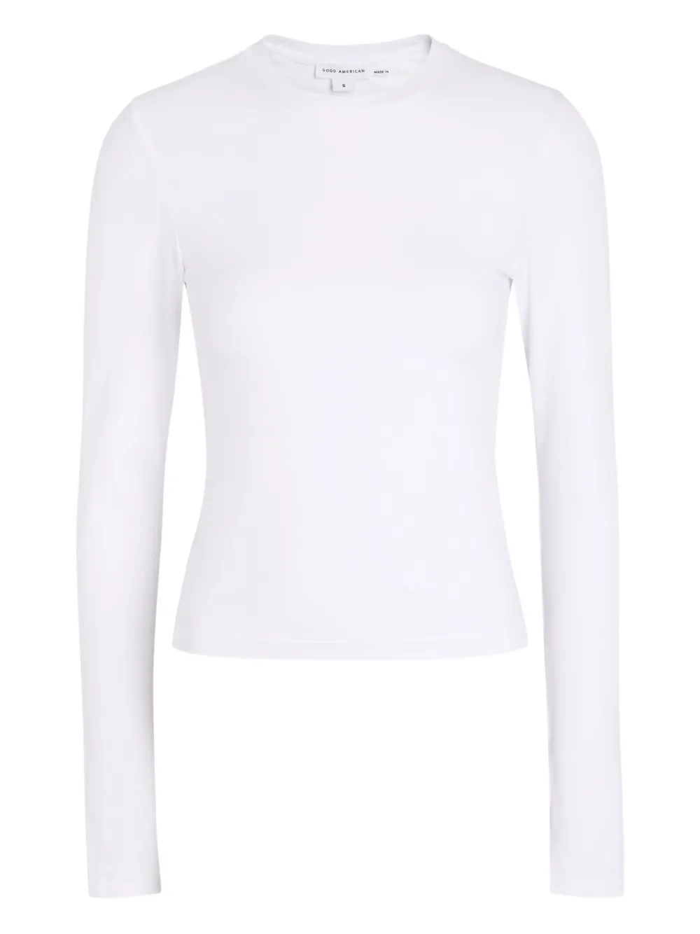 Good American T-shirt a maniche lunghe - Bianco