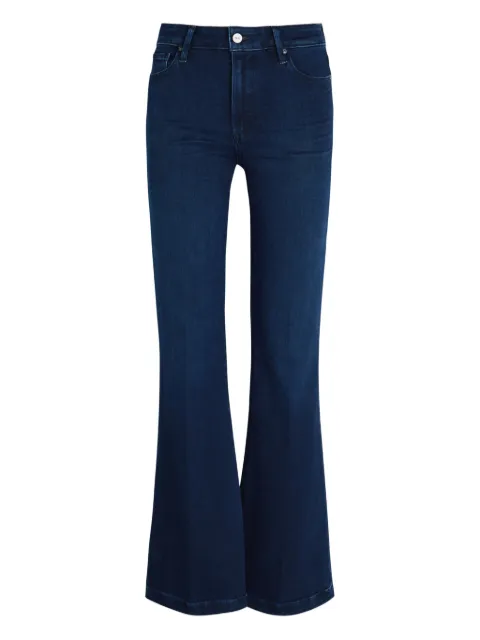 PAIGE button-fastening flared jeans