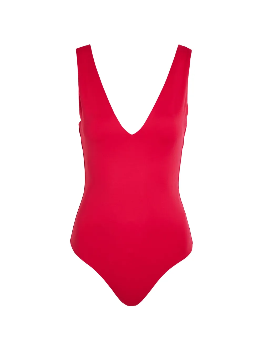 Good American Scuba V-neck bodysuit - Rosso
