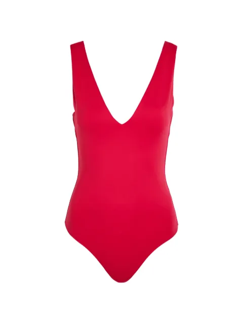 Good American Scuba V-neck bodysuit