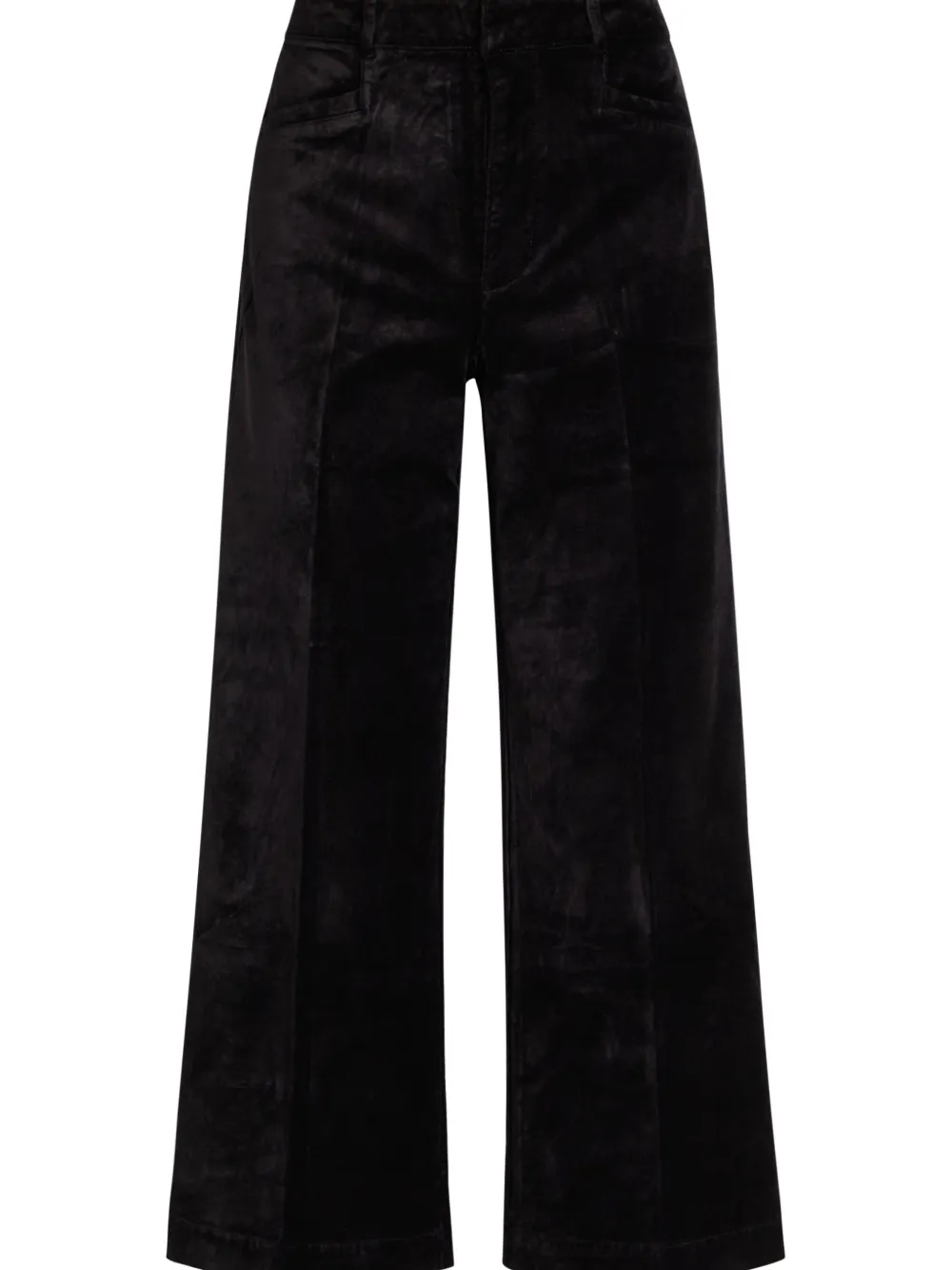 PAIGE Anessa broek met wijde pijpen - Zwart