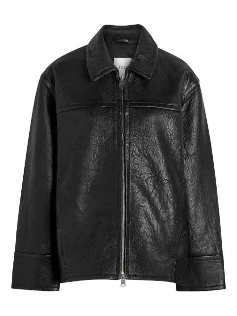 Esse Studios Pelle collared zip jacket