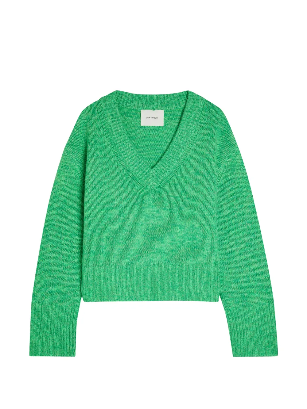 Lisa Yang V-neck knitwear - Verde