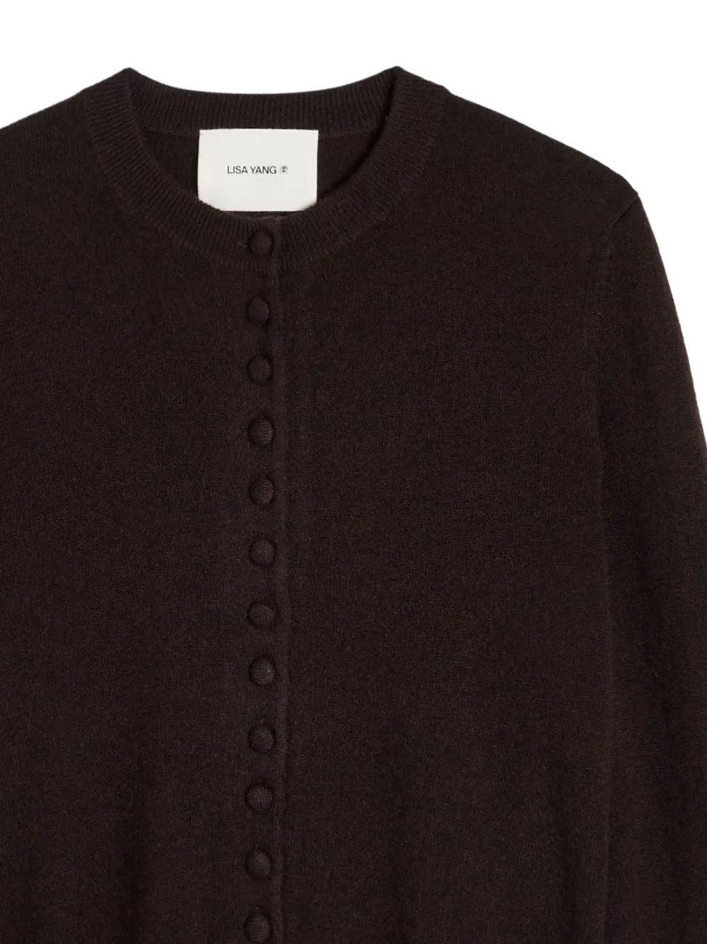 Lisa Yang Wilona kasjmier vest Bruin