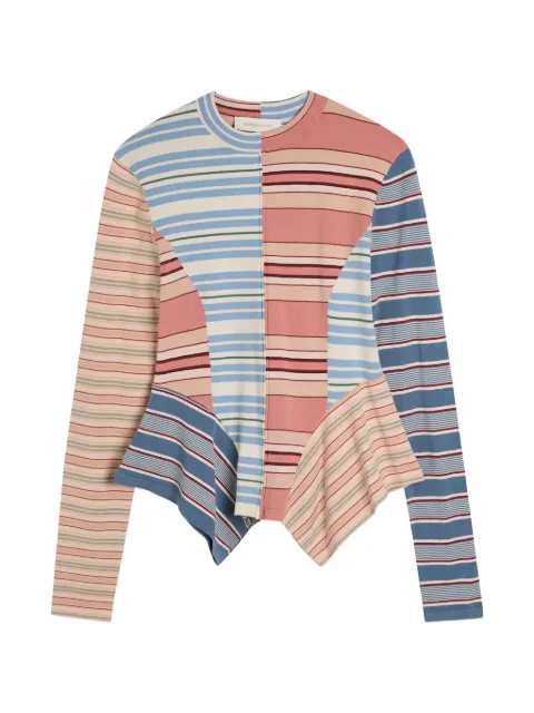 ZIMMERMANN striped panelled top