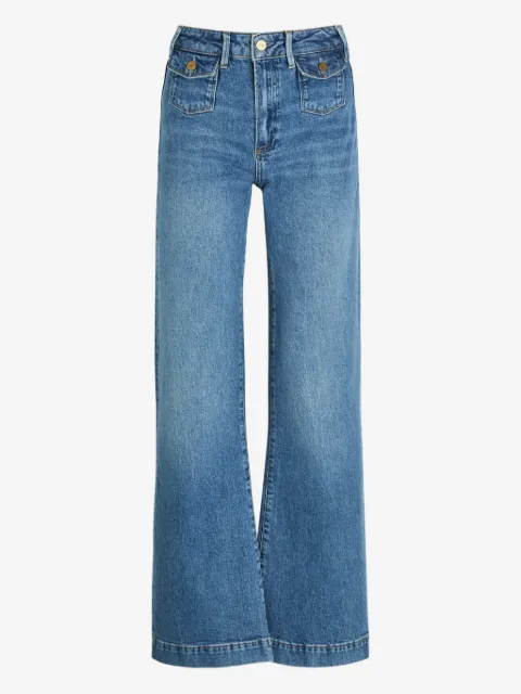 PAIGE Leenah belt-loop pocket jeans