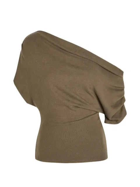 Reformation Iris off-the-shoulder knit top