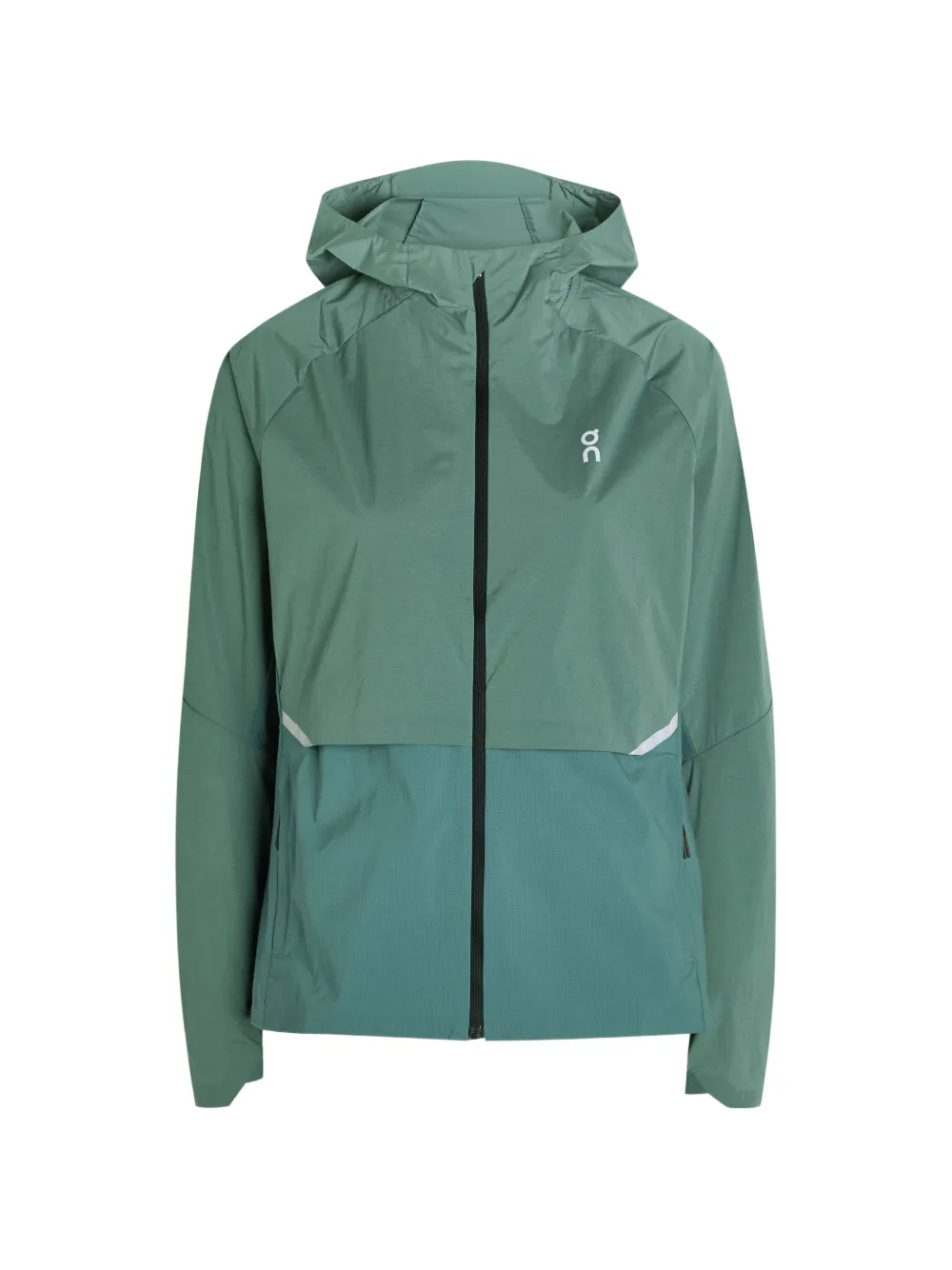 On Running hooded lightweight jacket - Verde