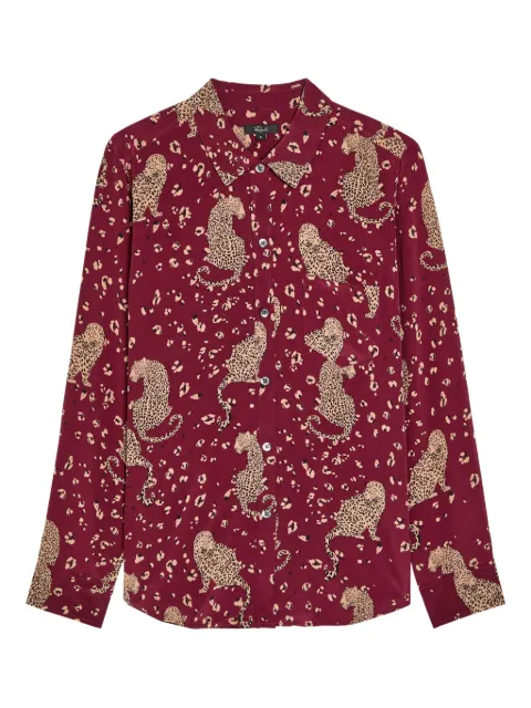 Rails Kate leopard-print button shirt