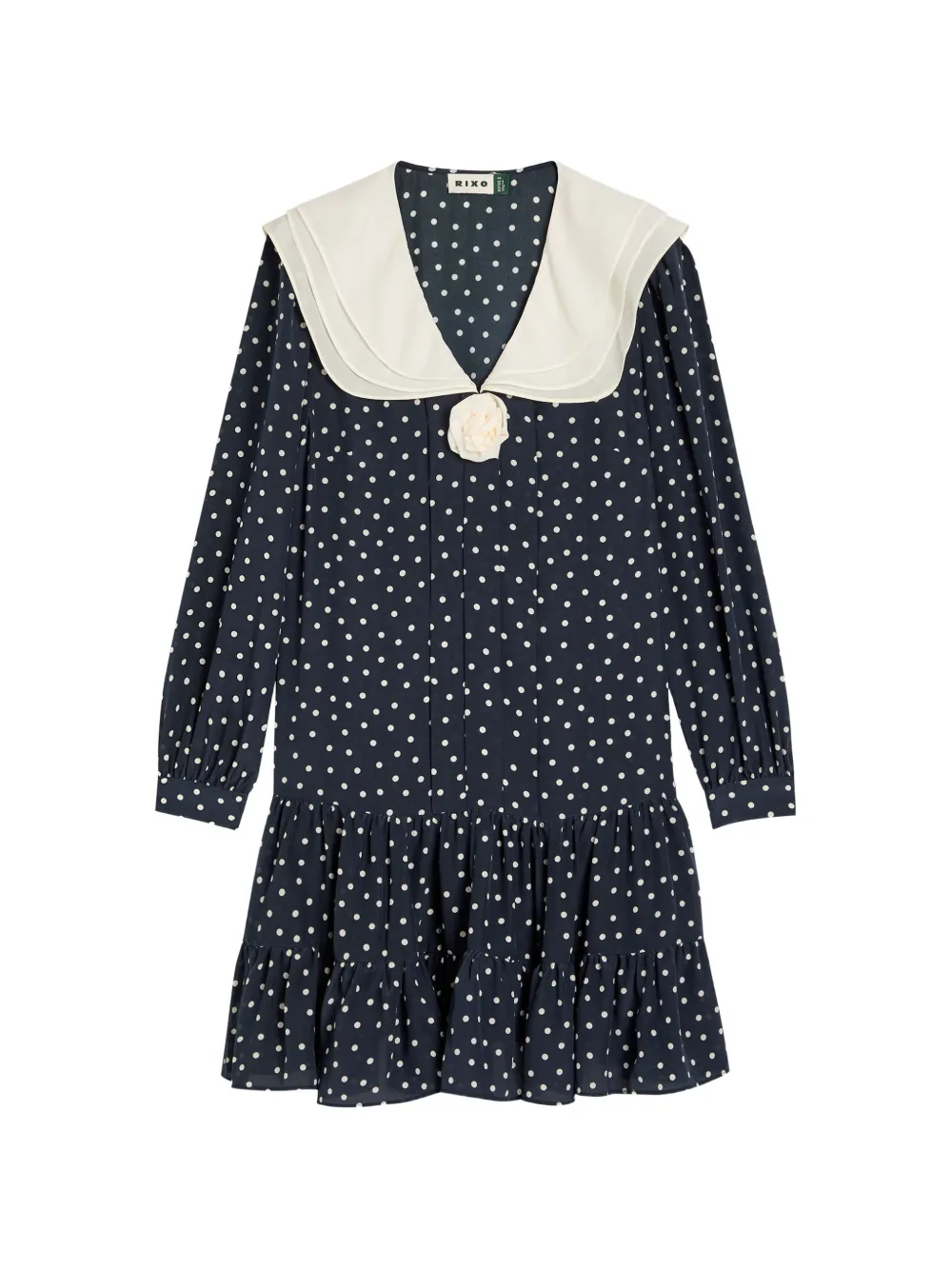 Valetta Polka-Dot Mini Dress