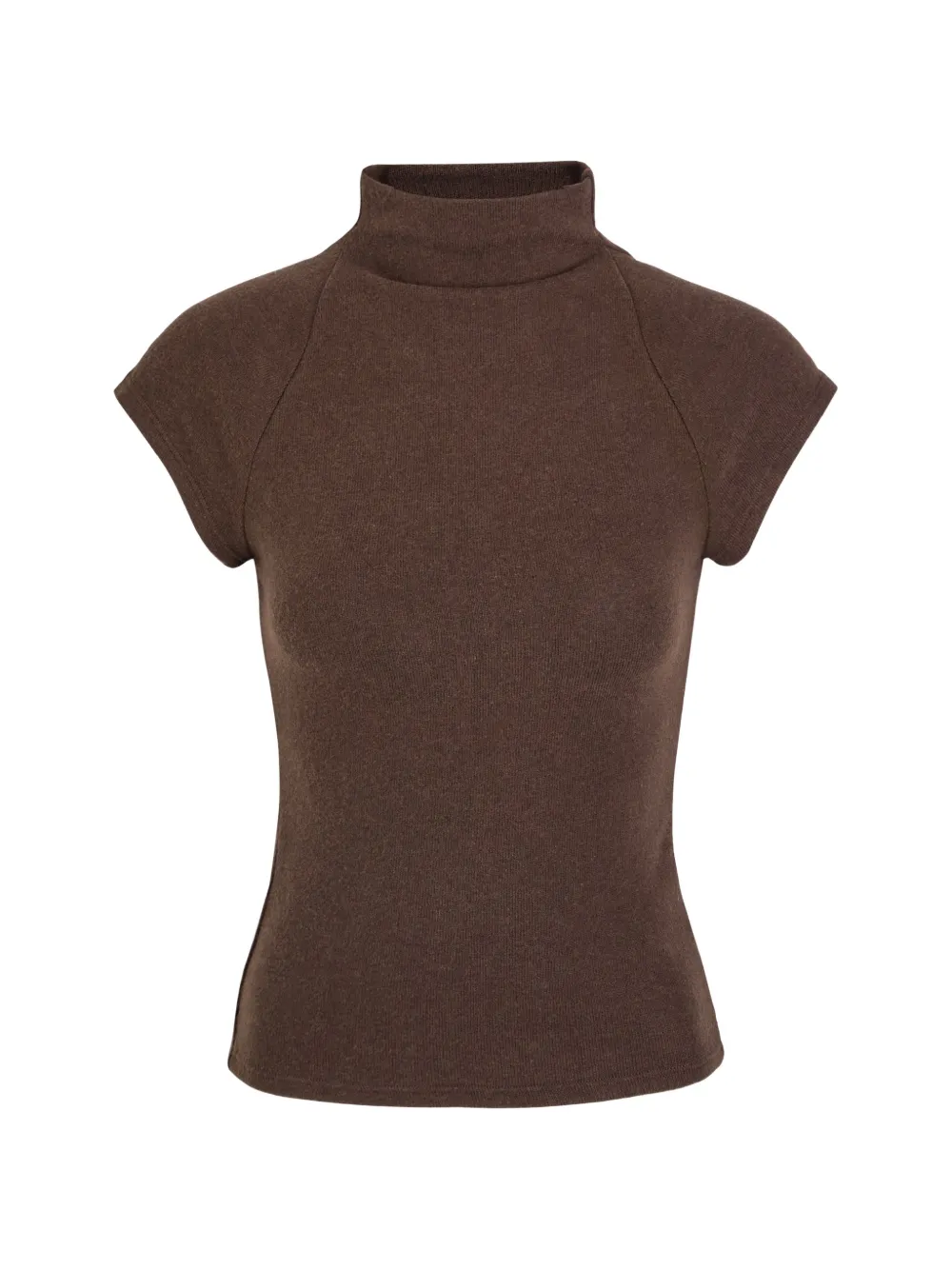 Reformation Pien short-sleeve T-shirt - Marrone