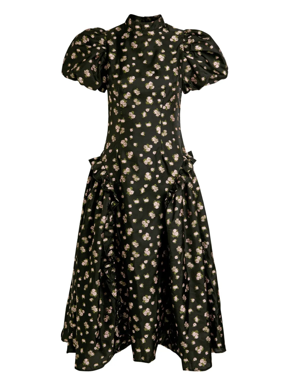 Sister Jane floral-print mini dress - Black