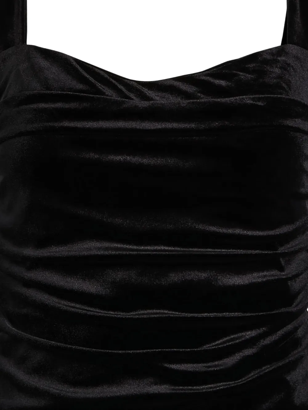 Trish Ruched Velvet Top