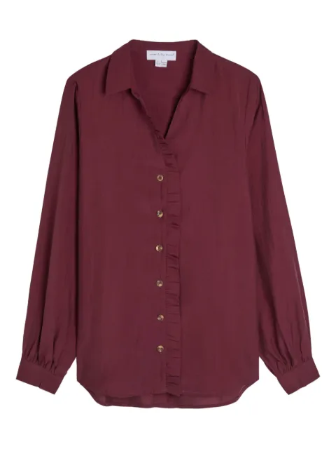 NEVER FULLY DRESSED Miley ruffled buttoned shirt