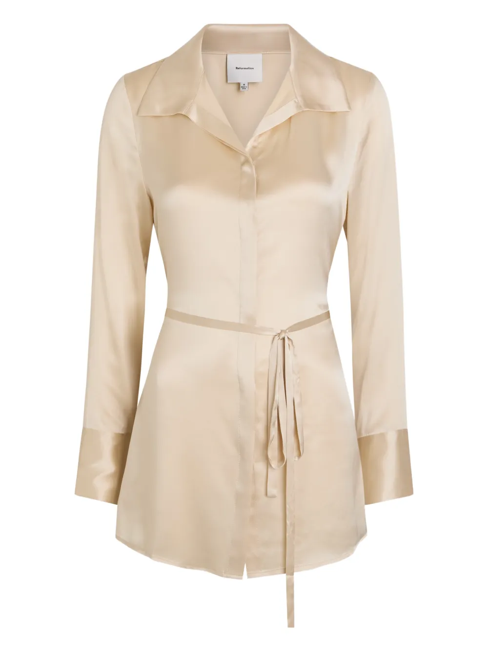 Reformation Blusa a maniche lunghe - Toni neutri