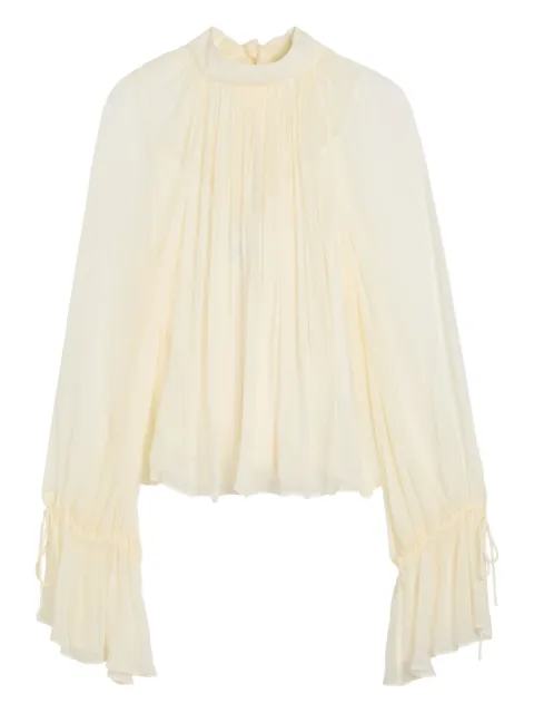 STAUD Roux pleated blouse