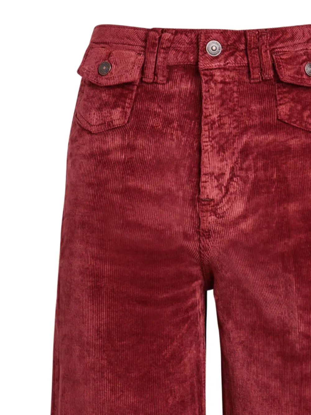 Free People Kellee ribfluwelen broek - Rood