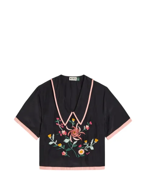 Rixo Nicolina embroidery top