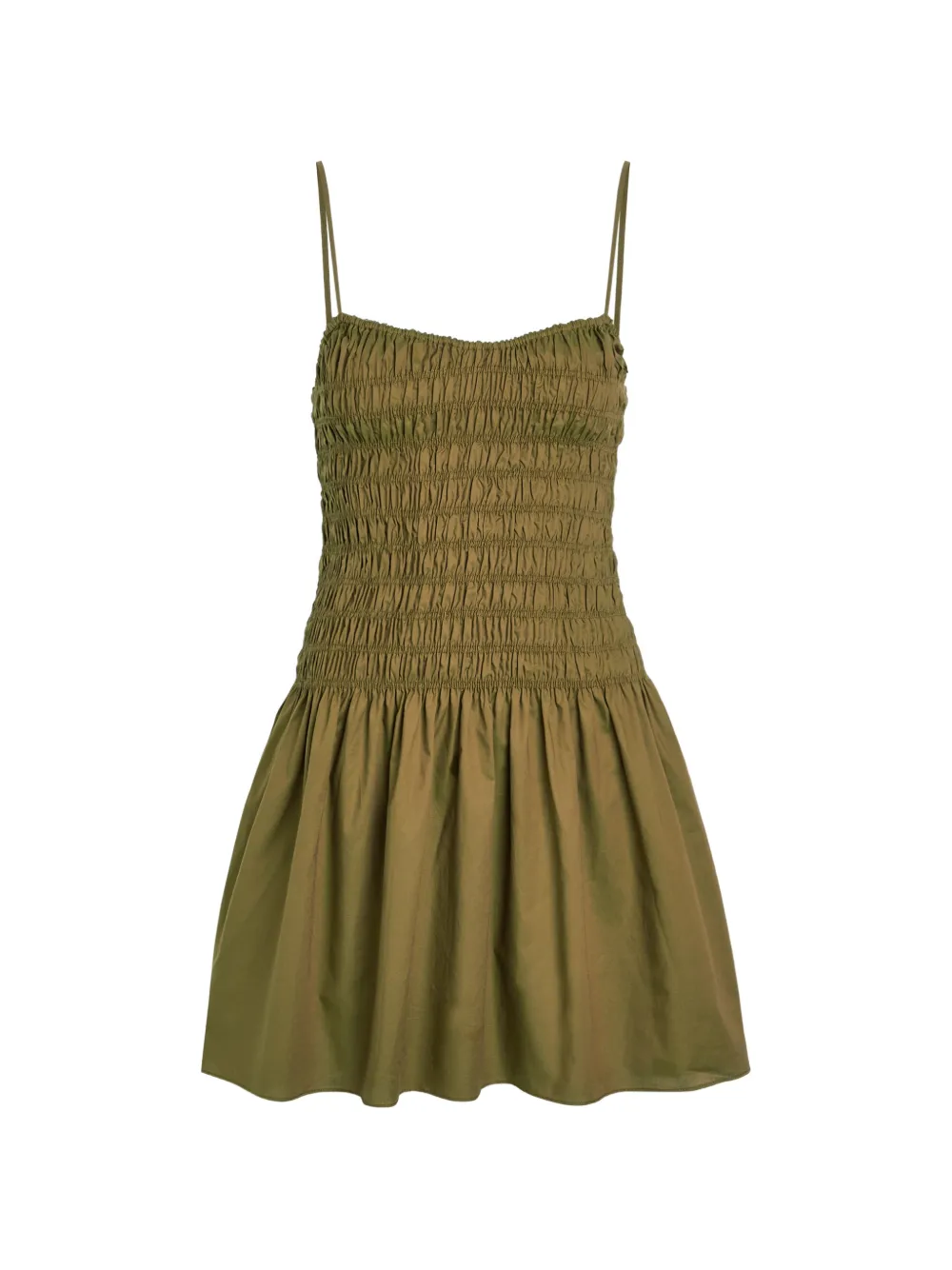Faithfull the Brand Araceli shirred strap dress - Verde