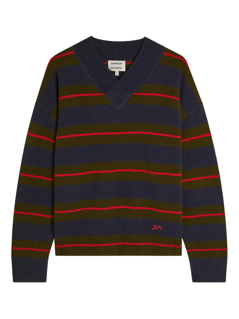 DAMSON MADDER Maglione con scollo a V - Blu