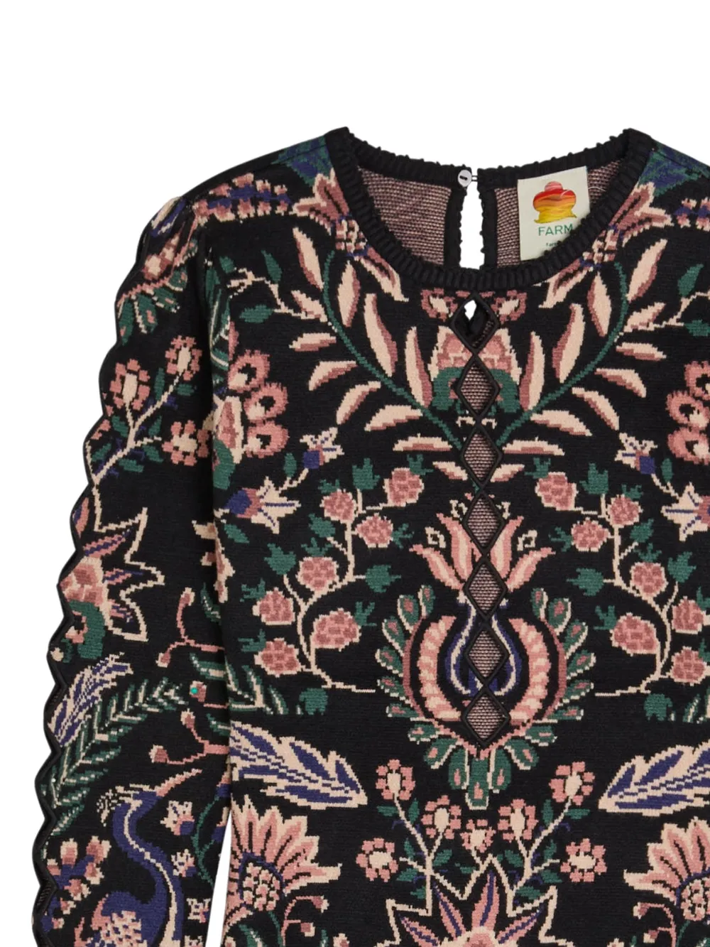 FARM Rio Marvelous Garden jurk - Zwart