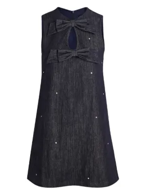women fit and flare blue dress Fit and Flate Knit Dress