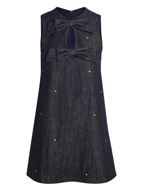 dress royal blue colour Tiana Embellished Mini Dress