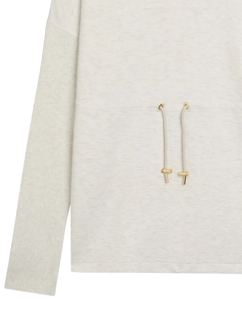  Varley Ethel Roll-neck Sweatshirt - Grey 