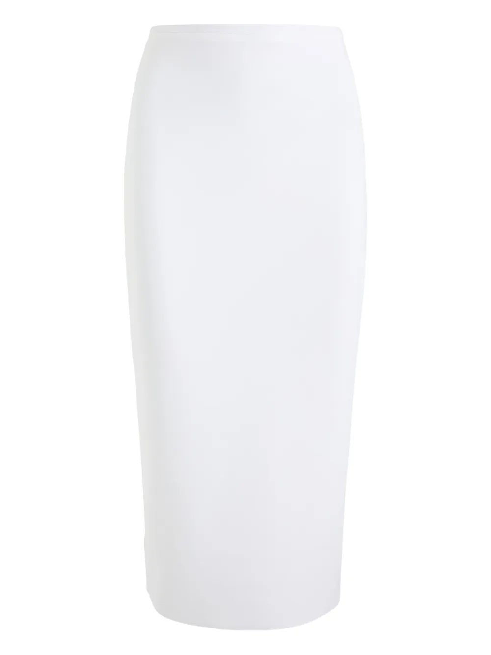Norma Kamali Gonna midi con vita elasticizzata - Bianco