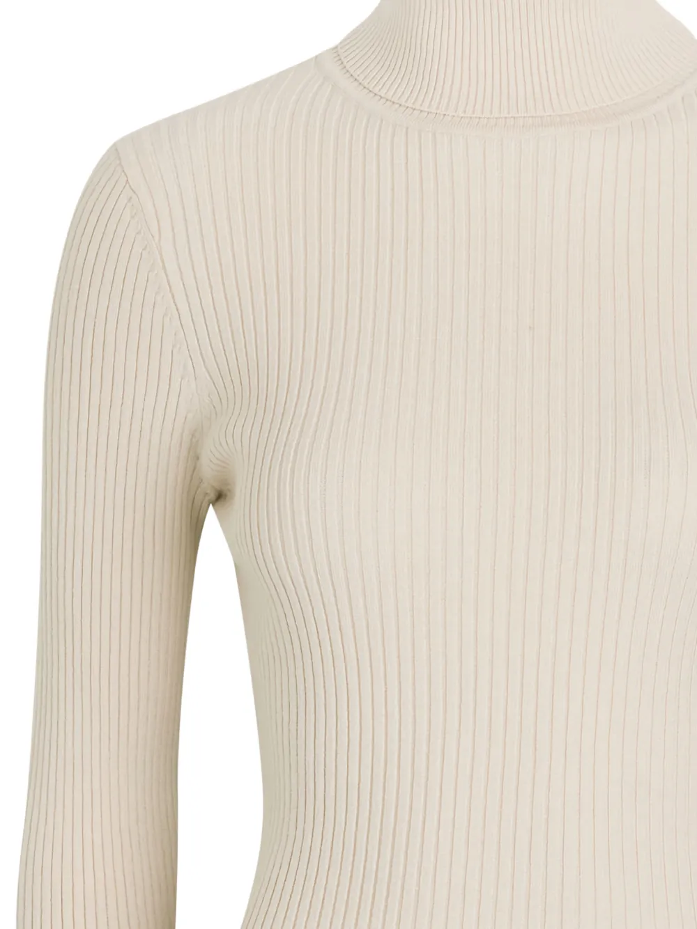  Varley Ravena Ribbed Roll-neck Top - Neutrals 