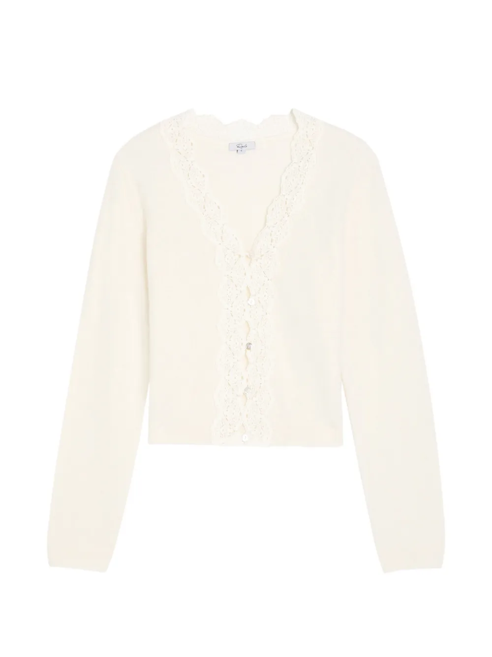 Rails Mer lace V-neck sweater - Toni neutri