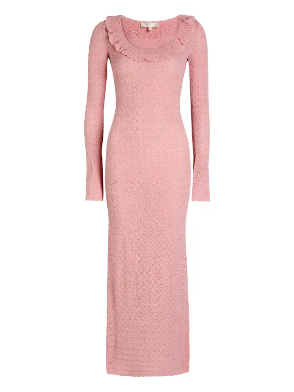 LoveShackFancy Tawnie Dress in Pink - size M