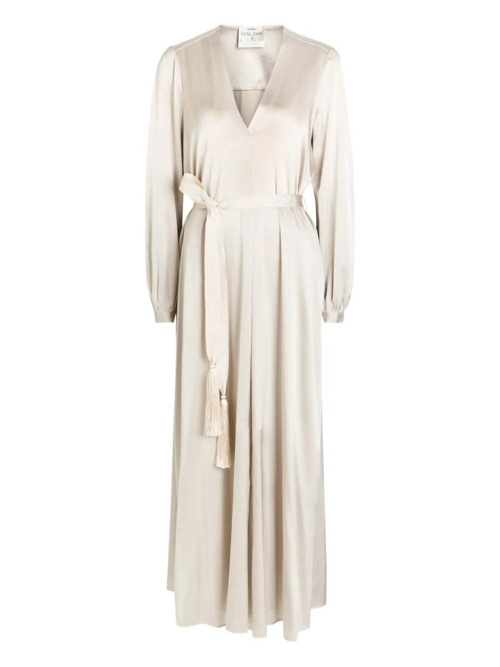 Forte Forte Abito midi con cintura - Toni neutri
